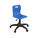 Titan Swivel Junior Chair with Plastic Base and Glides Size 3-4