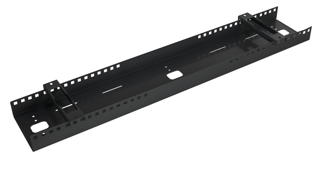 Double Cable Tray 1600-1800 Black Individually Packed