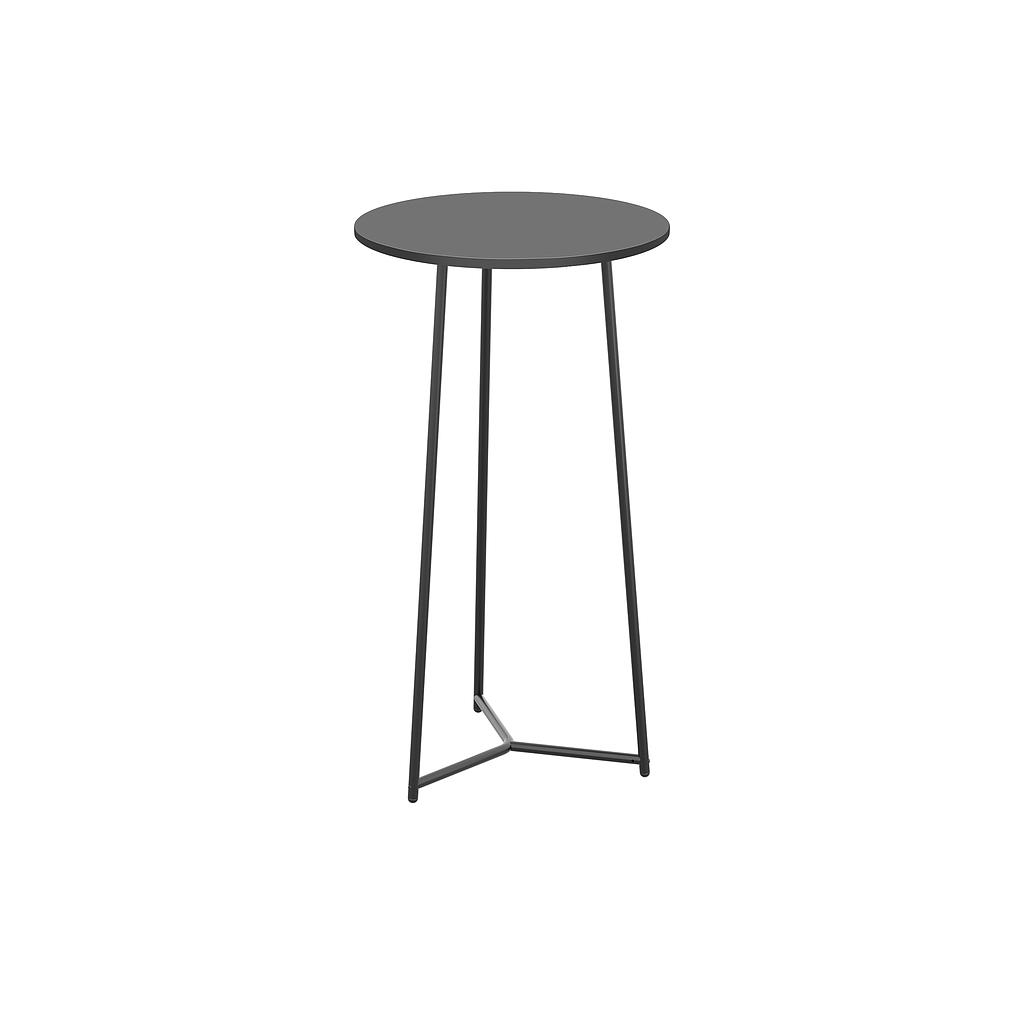 One Eighty D-End Tilting Table (FSC) | 1400 X 700 | Dark Walnut/Silver | 