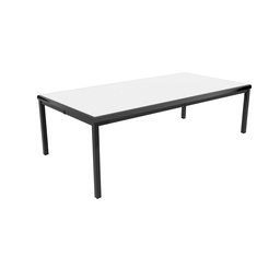 [T-TABLE-1253GR] T-Table Flat Pack Table|1200X600X530| Grey/Black