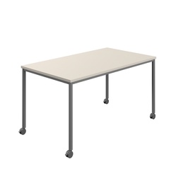 [T-MOBILE-1660ANTGRY] Titan Mobile Rectangular Table (FSC) | 1600 X 600 | Anthracite/Grey