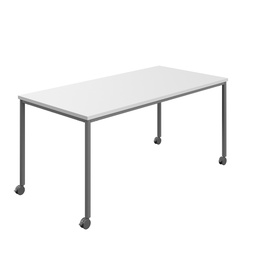 [T-MOBILE-1880ANTWHT] Titan Mobile Rectangular Table (FSC) | 1800 X 800 | Anthracite/White