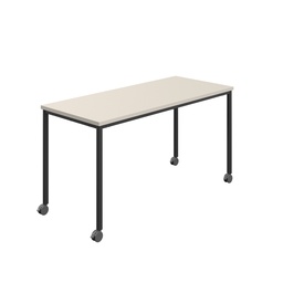 [T-MOBILE-1860BKGRY] Titan Mobile Rectangular Table (FSC) | 1800 X 600 | Black/Grey