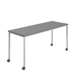 [T-MOBILE-1680WHANT] Titan Mobile Rectangular Table (FSC) | 1600 X 800 | White/Anthracite