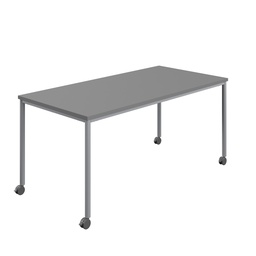 [T-MOBILE-1880SVANT] Titan Mobile Rectangular Table (FSC) | 1800 X 800 | Silver/Anthracite