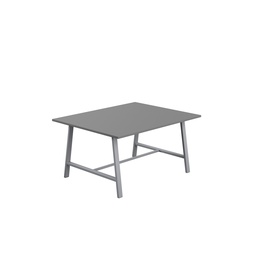 [T-LOW-M-1510SVANT] Titan Low Maker Rectangular Table (FSC) | 1500 X 1000 | Silver/Anthracite