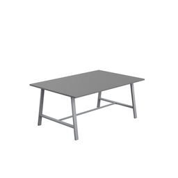 [T-LOW-M-1810SVANT] Titan Low Maker Rectangular Table (FSC) | 1800 X 1000 | Silver/Anthracite