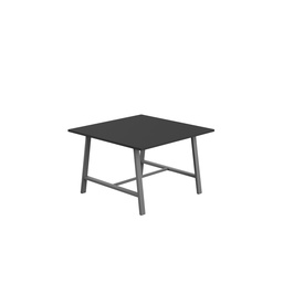 [T-LOW-M-1210ANTBK] Titan Low Maker Rectangular Table (FSC) | 1200 X 1000 | Anthracite/Black