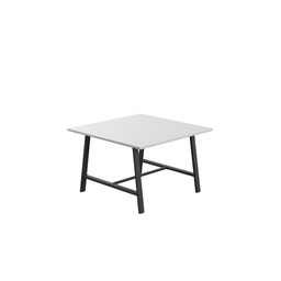 [T-LOW-M-1210BKWHT] Titan Low Maker Rectangular Table (FSC) | 1200 X 1000 | Black/White