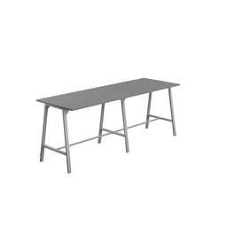 [T-HIGH-M-1510SVANT] Titan High Maker Rectangular Table (FSC) | 1500 X 1000 | Silver/Anthracite