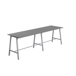 [T-HIGH-M-1810SVANT] Titan High Maker Rectangular Table (FSC) | 1800 X 1000 | Silver/Anthracite