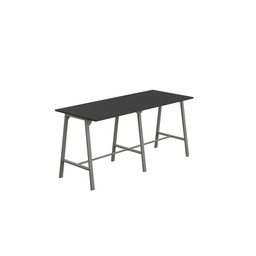 [T-HIGH-M-1210ANTBK] Titan High Maker Rectangular Table (FSC) | 1200 X 1000 | Anthracite/Black