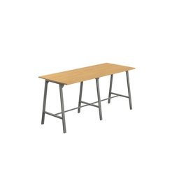 [T-HIGH-M-1210ANTSO] Titan High Maker Rectangular Table (FSC) | 1200 X 1000 | Anthracite/Sorano Oak