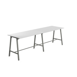 [T-HIGH-M-1810ANTWHT] Titan High Maker Rectangular Table (FSC) | 1800 X 1000 | Anthracite/White