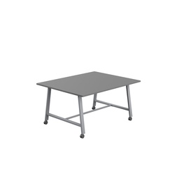 [T-LOW-MM-1510SVANT] Titan Mobile Low Maker Rectangular Table (FSC) | 1500 X 1000 | Silver/Anthracite