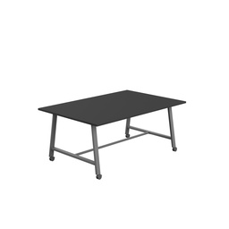 [T-LOW-MM-1810ANTBK] Titan Mobile Low Maker Rectangular Table (FSC) | 1800 X 1000 | Anthracite/Black