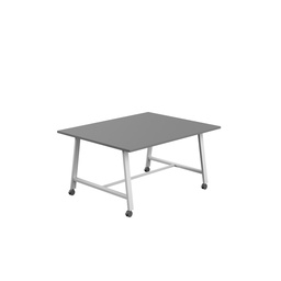 [T-LOW-MM-1510WHTANT] Titan Mobile Low Maker Rectangular Table (FSC) | 1500 X 1000 | White/Anthracite