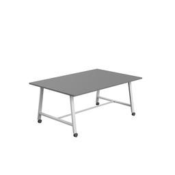 [T-LOW-MM-1810WHTANT] Titan Mobile Low Maker Rectangular Table (FSC) | 1800 X 1000 | White/Anthracite