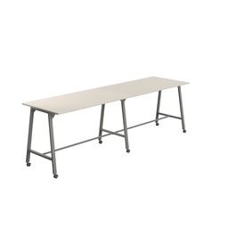 [T-HIGH-MM-1810ANTGRY] Titan Mobile High Maker Rectangular Table (FSC) | 1800 X 1000 | Anthracite/Grey