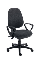 [CH0001CH+AC0001FA] Versi 2 Lever Operator Chair with Fixed Arms