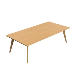 [LUXMT28/14UN] Lux Rectangular 280 X 140 MFC Meeting Table - Unlimited