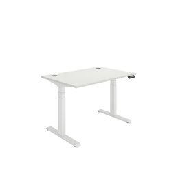 [COREDM1280CPWHTWH] Office Rectangular Dual Motor Sit Stand Desk  (FSC) | 1200X800 | White/White