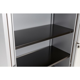 [YETBUS10] Shelf With Undershelf Filing, Tambour