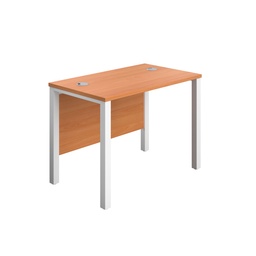 [GP1060RECBEWH] Goal Post Rectangular Desk (FSC) | 1000X600 | Beech/White | 