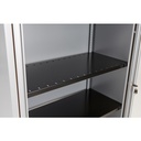 Bisley Essentials Slotted Shelf for Cupboards - Black