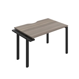 [CB1280COGOBK/1PX] CB Bench Extension with Cut Out: 1 Person (FSC) | 1200 x 800 | Grey Oak/Black | 