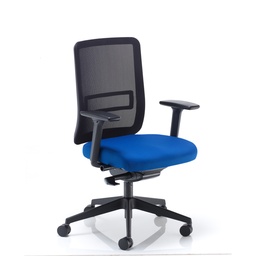 [CH2002BL] Ergonomic Posture Chair Height and Depth Adjustable Arms Blue Phoenix Curacao YP005