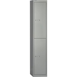 [BY09216] FF Bisley 2Dr Locker D457mm Goose Grey