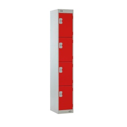 [TC4DRLK45RD] 4 Door Locker 300X450X1800 Red Door