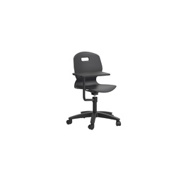 Arc Swivel Chair With Arm Tablet