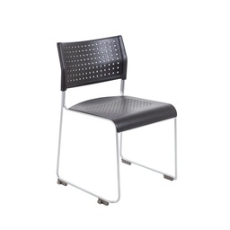[CH0507BK] Twilight Stacker Chair - Black