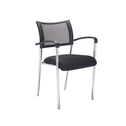 [CH0784] Jupiter Arm Chair - Chrome Frame