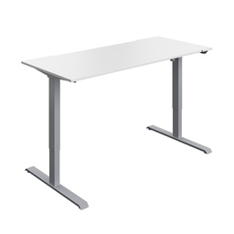 [OKOPRO1880WHSV] Okoform Heated Dual Motor Height Adjustable Desk (FSC) | 1800X800 | White/Silver | 