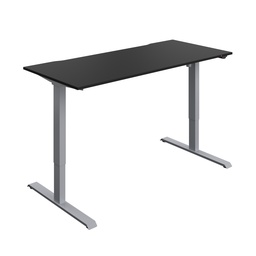 [OKOPRO1880BKSV] Okoform Heated Dual Motor Height Adjustable Desk (FSC) | 1800X800 | Black/Silver | 