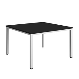 [ZFIMT1212BKWH] Fraction Infinity Square Meeting Table (FSC) | 1200 X 1200 | Black/White