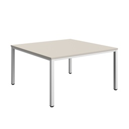 [ZFIMT1414GRYWH] Fraction Infinity Square Meeting Table (FSC) | 1400 X 1400 | Grey/White