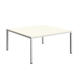 [ZFIMT1616WHTWH] Fraction Infinity Square Meeting Table (FSC) | 1600 X 1600 | White/White