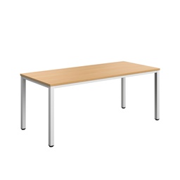 [ZFIMT1880BWH] Fraction Infinity Rectangular Meeting Table (FSC) | 1800 X 800 | Ellmau Beech/White