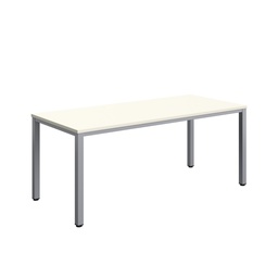 [ZFIMT1880WHTSV] Fraction Infinity Rectangular Meeting Table (FSC) | 1800 X 800 | White/Silver