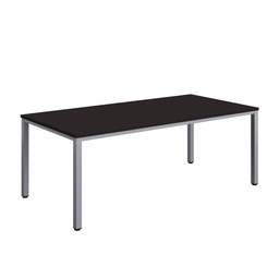 [ZFIMT2010ANTSV] Fraction Infinity Rectangular Meeting Table (FSC) | 2000 X 1000 | Anthracite/Silver