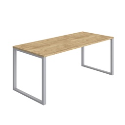 [PCTH1880SNNO] Picnic High Table (FSC) | 1800X800 | Natural Nebraska Oak/Silver