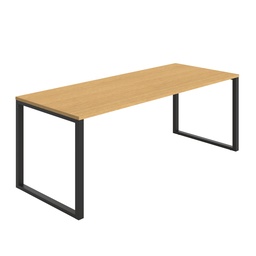 [PCTH2000BSO] Picnic High Table (FSC) | 2000X800 | Sorano Oak/Black