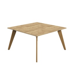 [ZPLA1414SNNO] Plateau Square Table (FSC) | 1400mm | Natural Nebraska Oak