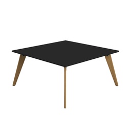 [ZPLA1616SBK] Plateau Square Table (FSC) | 1600mm | Black