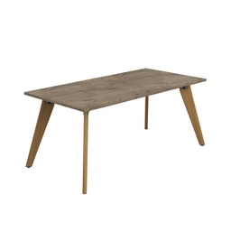 [ZPLA1890RGNO] Plateau Rectangular Table (FSC) | 1800 X 900 | Grey Nebraska Oak