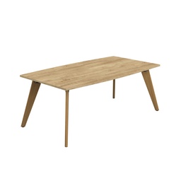 [ZPLA2010BNNO] Plateau Barrel Table (FSC) | 2000 X 1000 | Natural Nebraska Oak